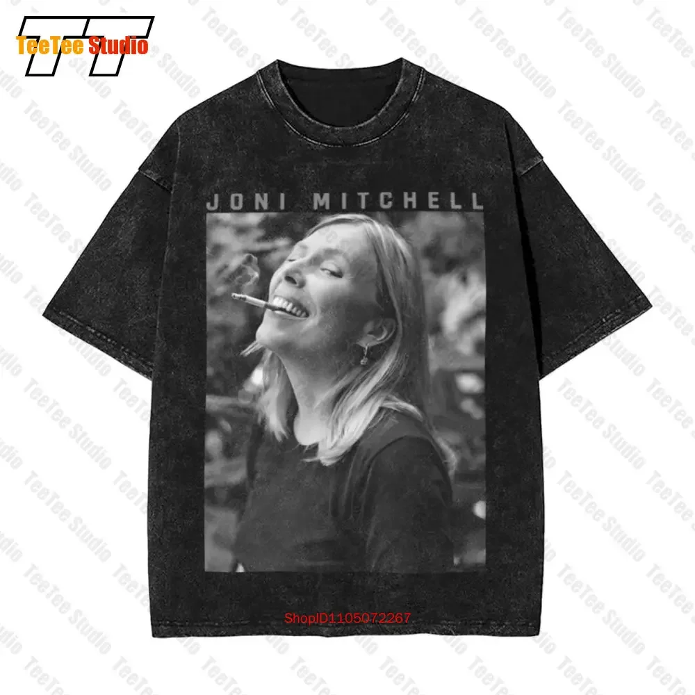Joni Mitchell Vintage Oversized T-Shirt Rock Jazz Pop Music Top Vintage Retro CM56