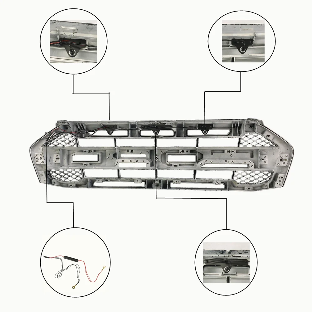 LED Light Kit Fit For FORD RANGER RAPTOR 2019-2021 GRILLE (For Original Grille)