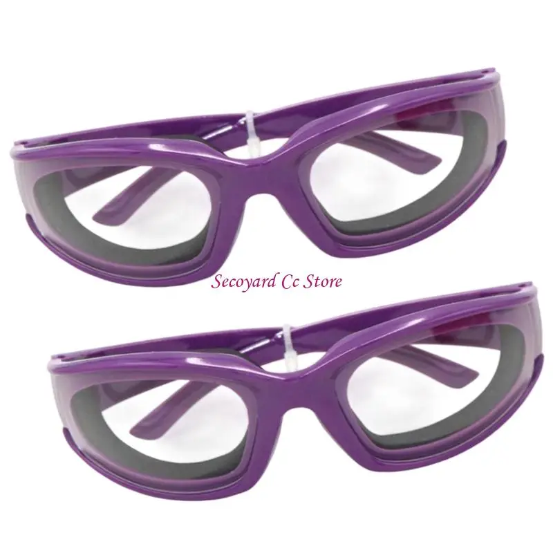 N3UC 2pcs Onion Goggles Impact Resistant Protective Eyewears For Cooking Cleaning BBQ With Sealed Design For Fume Protections