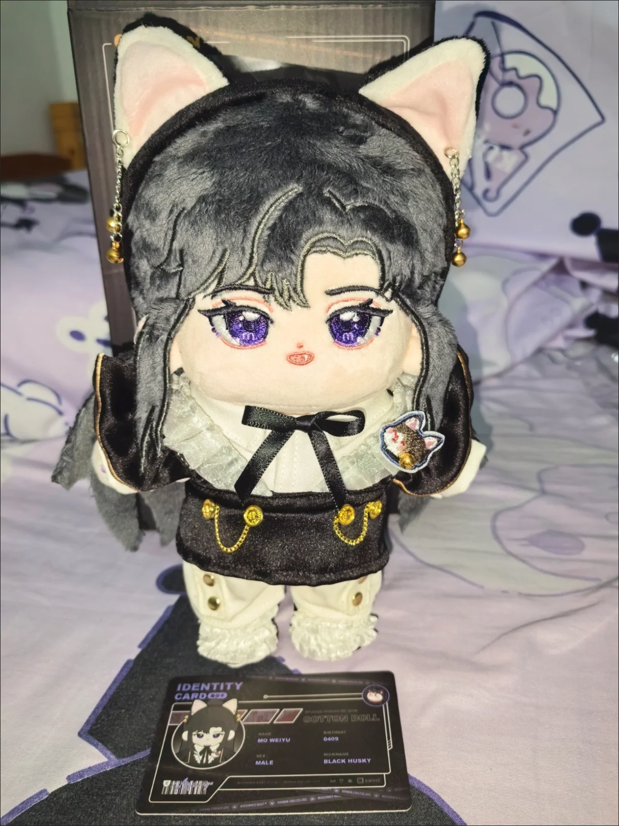 The Husky and His White Cat Shi Zun 20 Cm Doll Stuffed Anime Chu Wanning Mo Ran BL Clothes Toy Plush Cosplay Kids Birthday Gift
