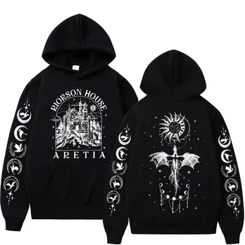 Xaden Riorson House Hoodies Ijzeren Vlam Dragon Rider Vierde Vleugel Embleem Sweath Basgiath War Mannen Mode Cool Oversized Hoodie