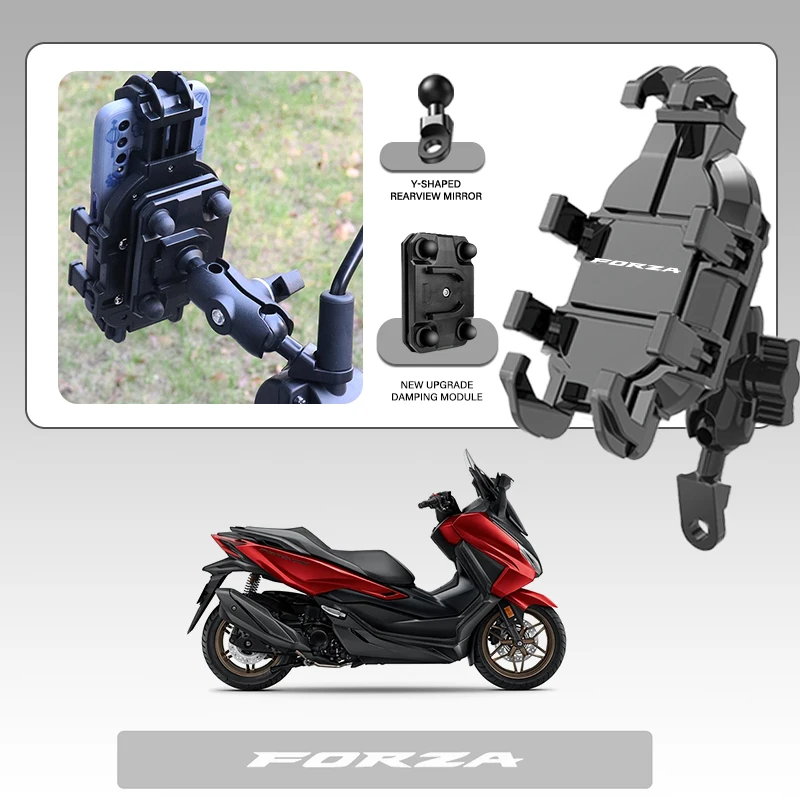 

High-Grade Mobile Phone Holder GPS Stand Bracket Motorcycle Accessories For FORZA HONDA FORZA350 FORZA750 350 750 NSS350 NSS