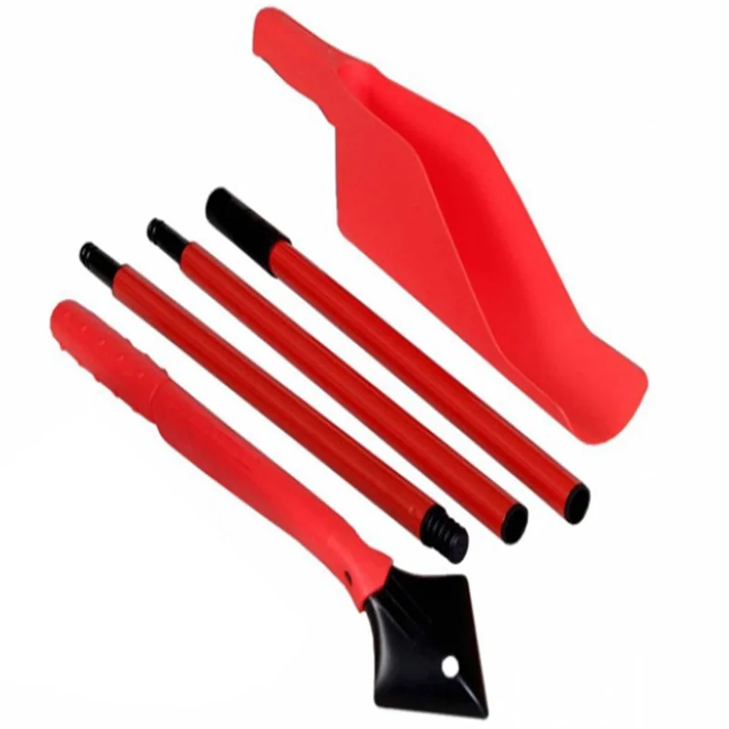 

A74E-Home Garden Roof Cleaning Accessory Retractable Gutter Cleaning Kit 1 Set Portable Plastic Handle Gardening Hand Tools