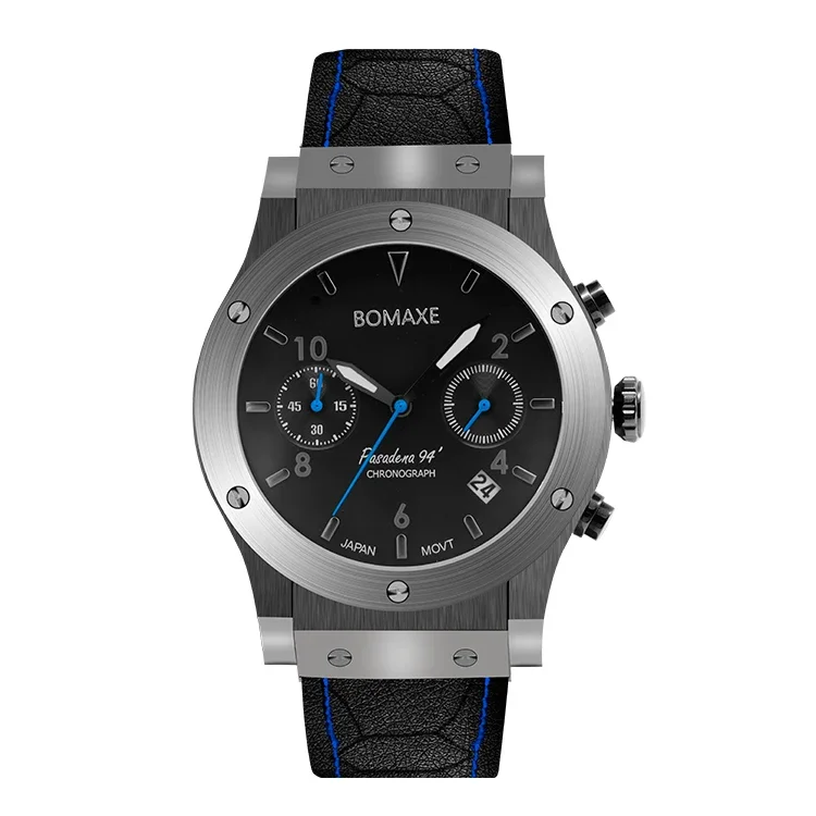 BOMAXE SA6059 الكلاسيكية الرجال الفاخرة العلامة التجارية الساعات وعاء من الستانليس ستيل الأسود الذكور التناظرية ساعة 3 ATM مقاوم للماء كوارتز ساعة معصم رجالية