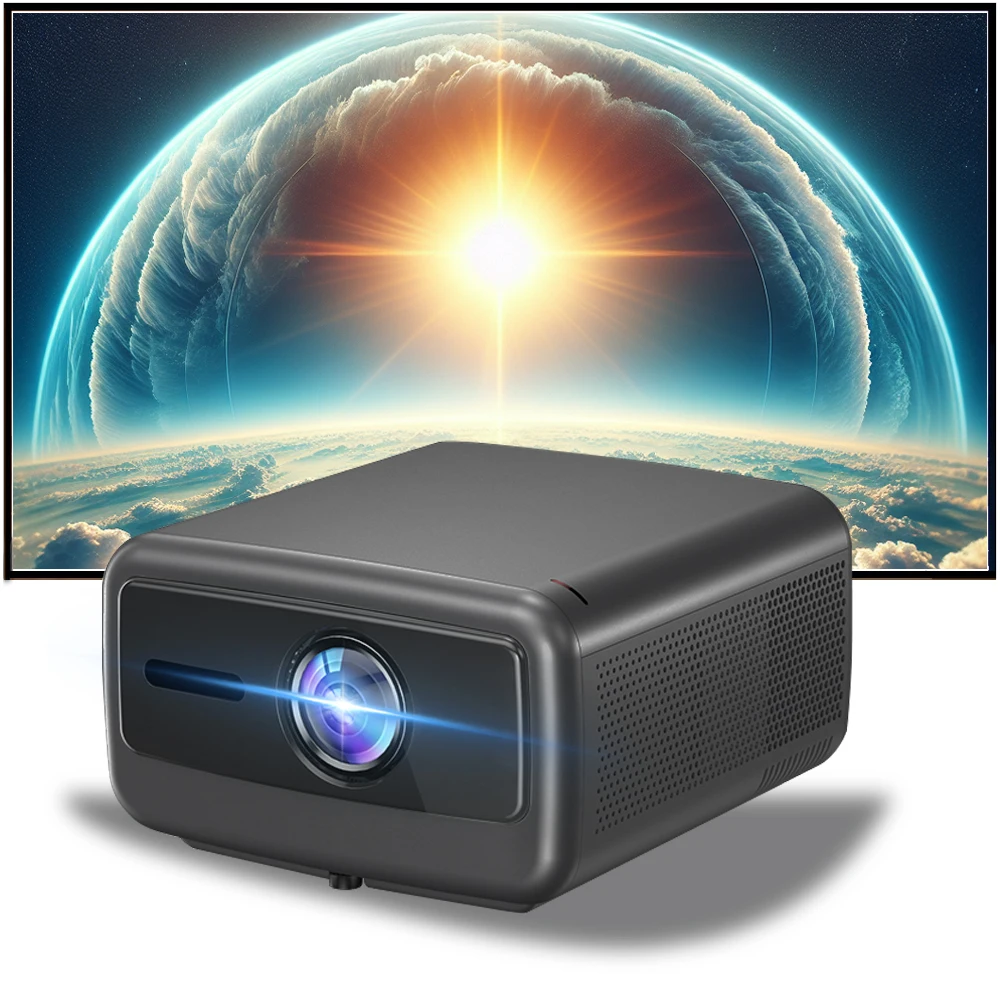 

Touyinger Q12W PRO Projector Beamer Smart Android Wifi Daylight Home Theater 1080P 4K Video Projector