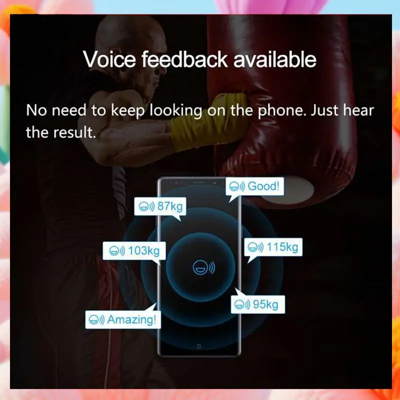 

Smart Force Tracker Punching Bag Power Meter Speed Test Boxing Kick Sensor Dynamometer Training Boxing Dynamometer-ABJQ