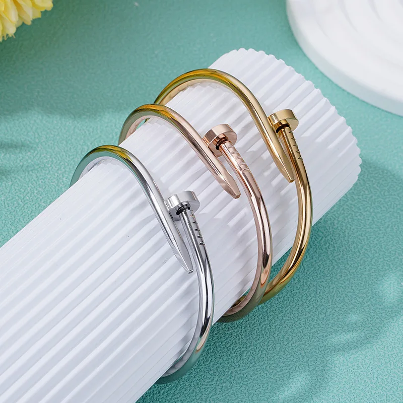 1PC Women's Fashion Stainless Steel Waterproof Luxury Bracelet Jewelry Accessories Suitable for Date, Party, Festival Gifts-S090 image 4