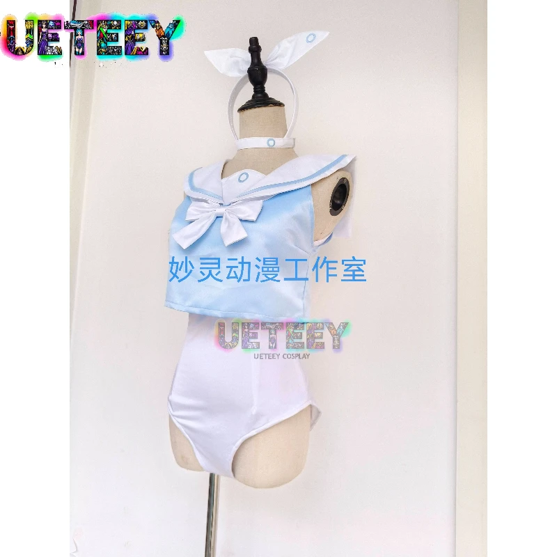 UETEEY COS Blue Archive Swimsuit Cosplay Purana Cosplay Costume Custom Halloween Custom Size view 3