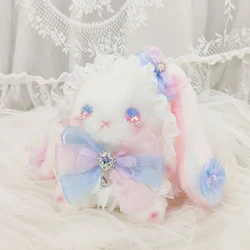 Dream original hand made Lolita rabbit rabbit bag worn doll gift bow fluffy cute pearl