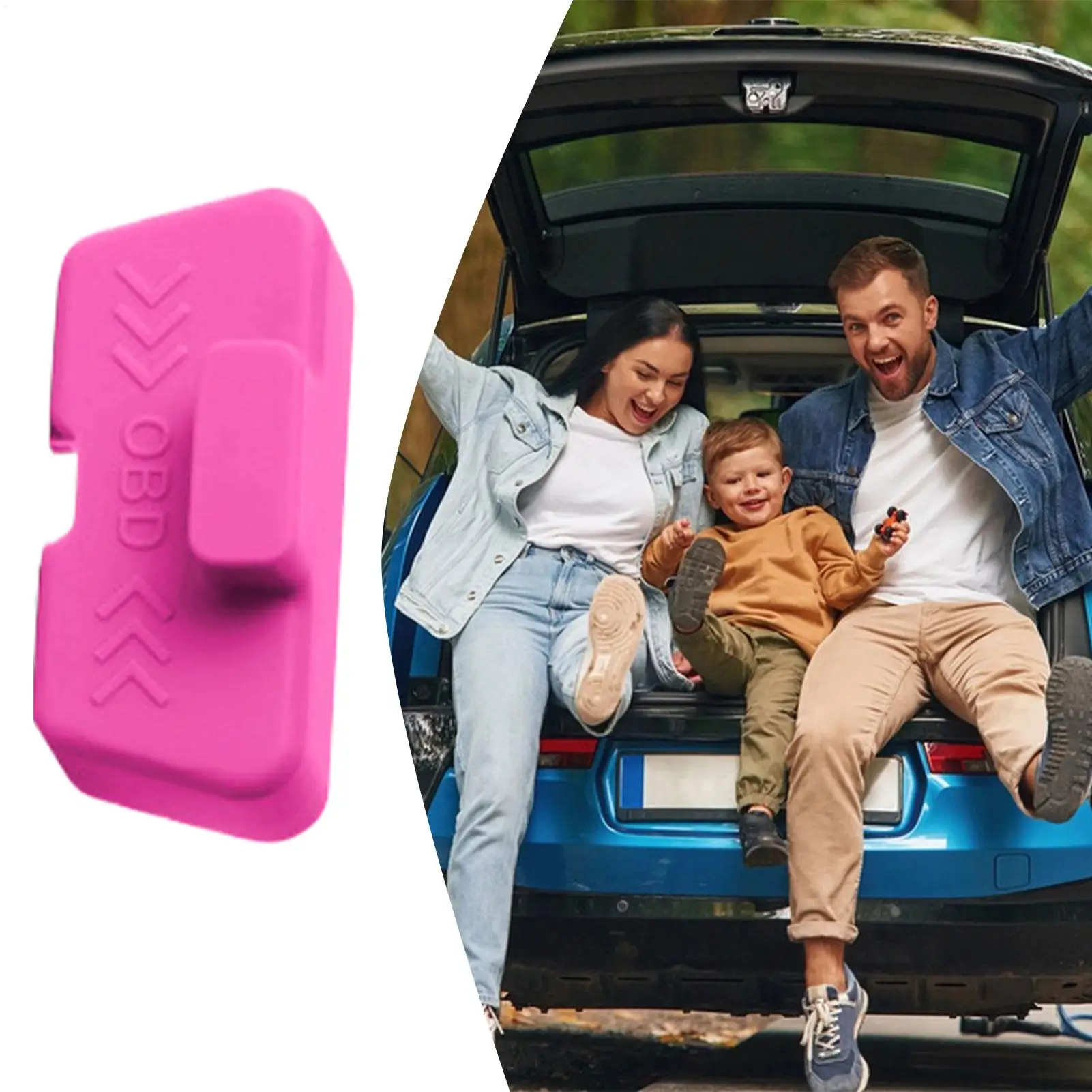 سيارة obd2 واجهة obd غطاء غبار سيليكون واقية كم DVR تشخيص انسداد قبعات غطاء سيليكون مقاوم للماء لمعظم السيارات