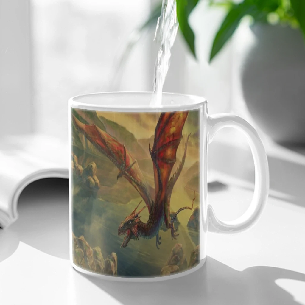 Game Dragons Dogma 11oz Afternoon Tea Mug Multifunctional Ceramic Coffee Mug Porcelain Coffee Cup Drinking Cup