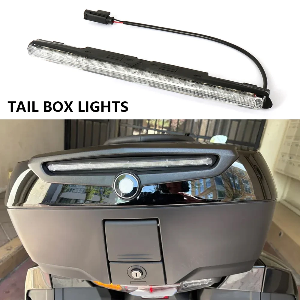 

Аксессуары для мотоциклов, светодиодный стоп-сигнал, верхняя крышка корпуса 49L, черный хром для BMW R1200RT R1250RT K1600GT K1600GTL, эксклюзивный