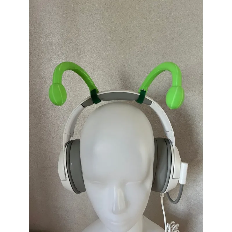 Alien Antenna Headphone Accessories – Universal Fit Headset Topper for Streamers, Cosplayers & Sci-Fi Gaming Fun