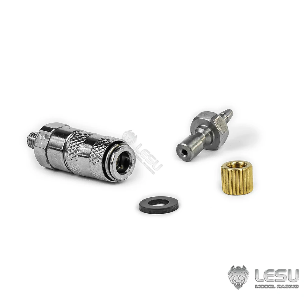 LESU RC Metalen Quick-release Conversie Connectors 2.5X1.5MM voor 1/14 Hydraulische Vrachtwagen Auto Model Onderdelen accessoires TH23107