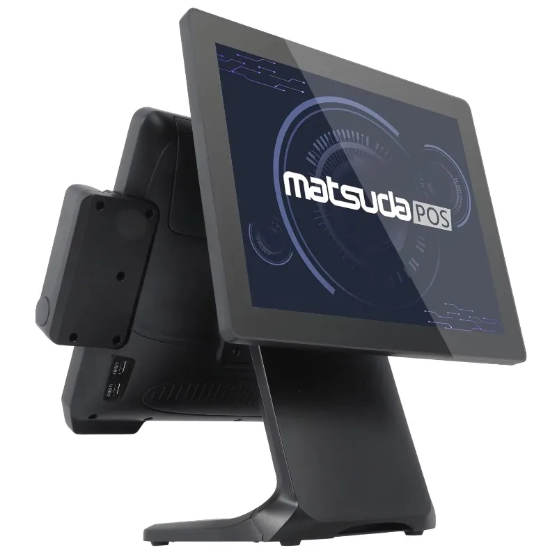 

2026 The New ST9800 15inch POS All-in-one Machine Dual-screen POS System With Cash Register Supermarket Online POS System