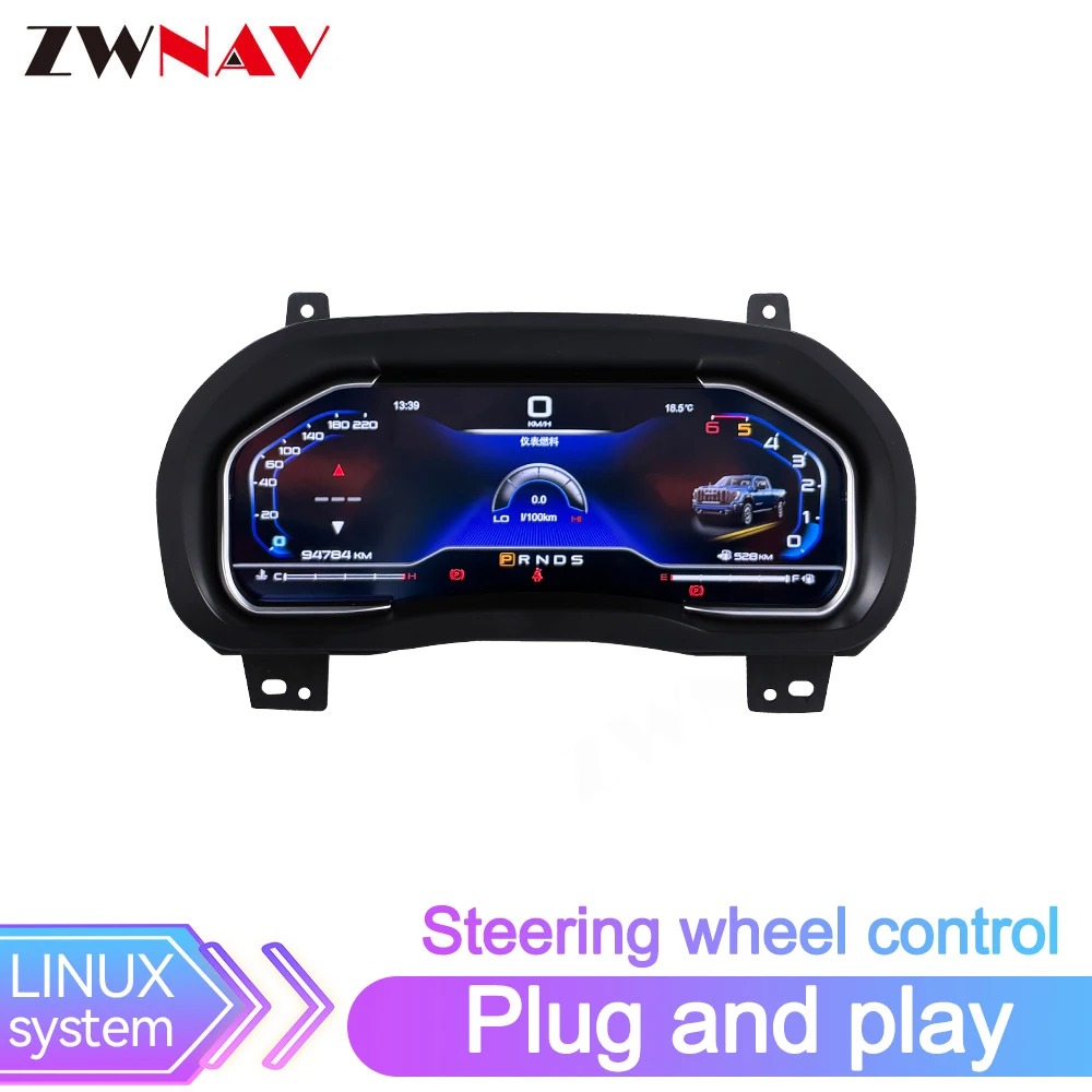 

Автомобильный ЖК-цифровой кластер для ChevroletSilverado 2013-2019 для GMC-SIERRA 2014-2020, виртуальные спидомеры, приборная панель, плеер, приборная панель