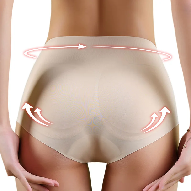 

Fake Butt Peach Buttock Lifting Female Buttock Plump Body Shaping Belly Pants Traceless Underwear Bottoming Briefs