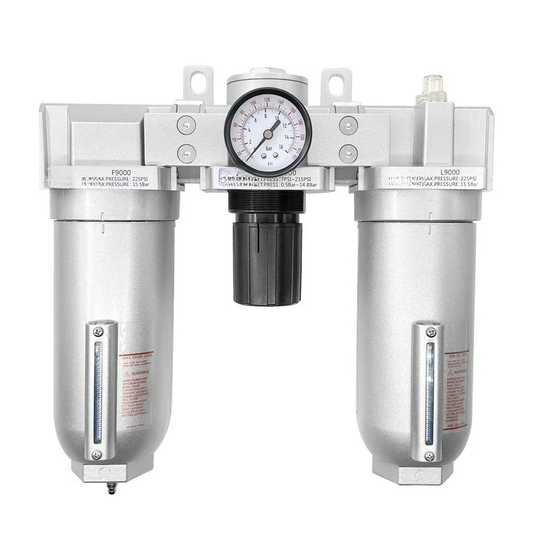

C90 imported large flow three-point box triplex air oil-water separation filter pneumatic combination