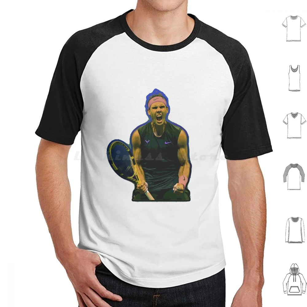 Camiseta de Rafa Nadal para hombre, mujer y niño, talla 6XL, logotipo de Rafael Nadal, tenis, artículos de Rafael Nadal, Rafa ATP, Rafael Nadal