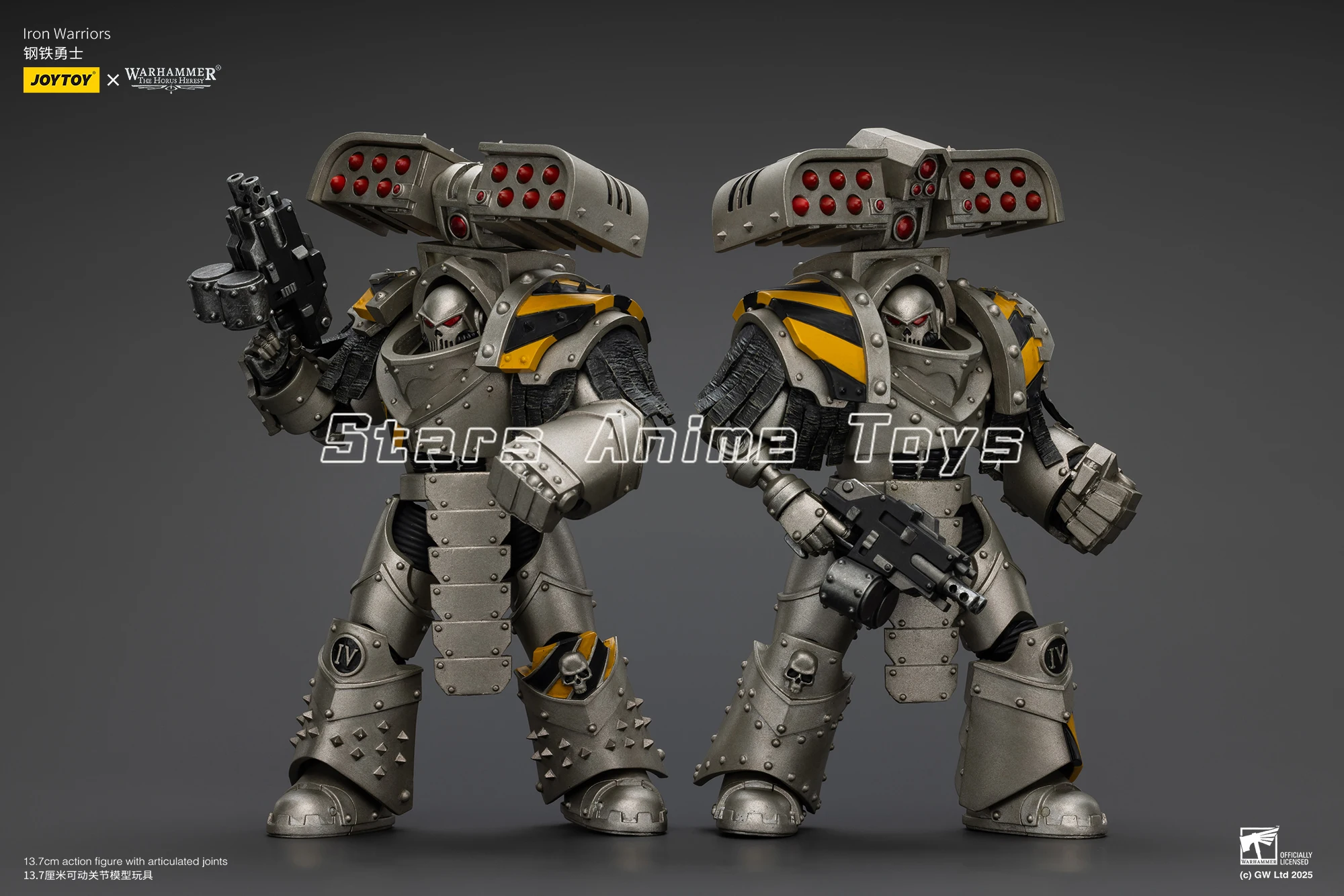 JOYTOY Warhammer The Horus Heresy Lron Warriors Tyrant Siege Terminator con lanciarazzi