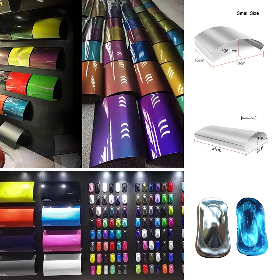 

Алюминиевая изогнутая панель для образцов порошкового покрытия, пользовательская панель для тестирования цвета краски для распылительной отделки, демонстрация цвета, разные размеры