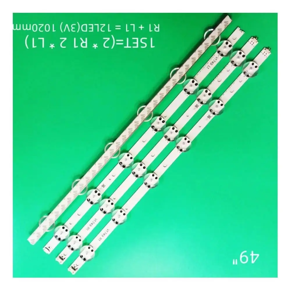 LED-Hintergrund beleuchtung für LG 49 sj8000 49 sj800v 49 sj810v 49 uj6307 49 uj6500 49 uj6510 49uj6517-za 49uj6517-za 49 uj656t 49 uj6600