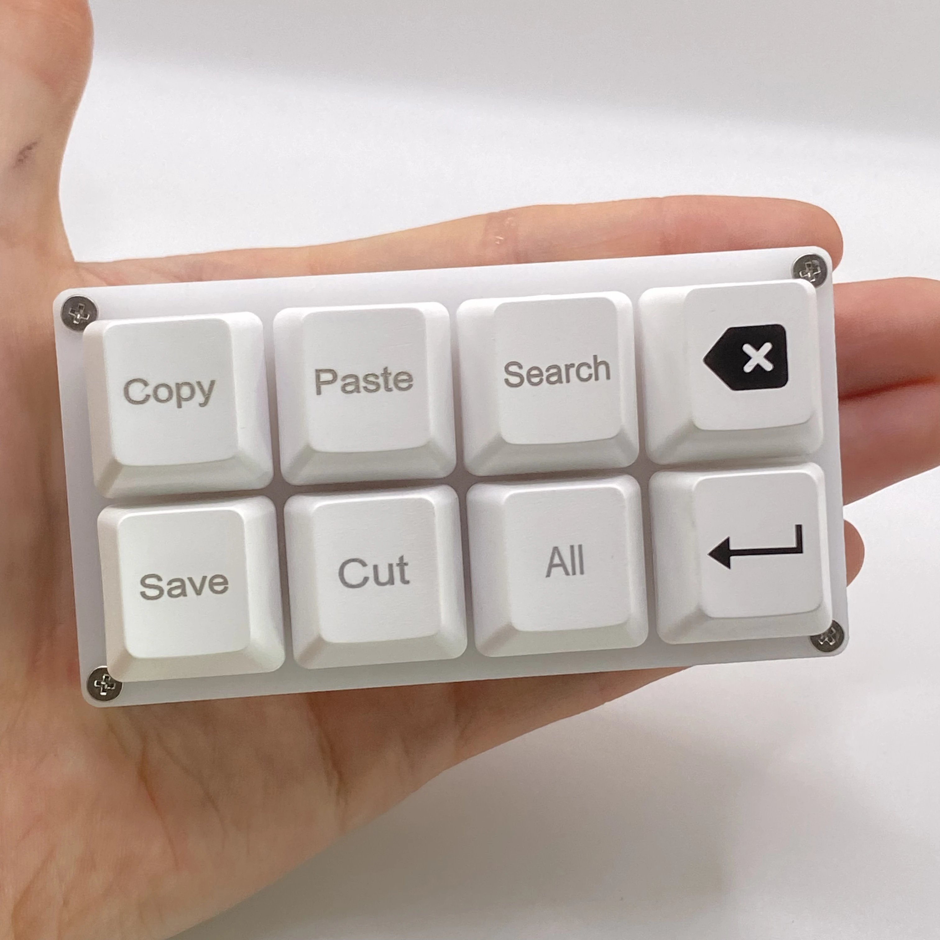 8 Toetsen Klein Toetsenbord Werk Sneltoets Keycaps Toetsenbord Met Één Hand Mechanisch Gaming Toetsenbord Programmeerbaar Usb Aangepast Toetsenbord