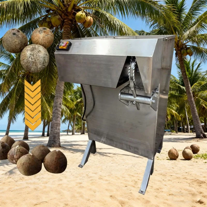 حار بيع في تايلاند آلة قصف جوز الهند الناضجة آلة تقشير جوز الهند لجوز الهند البني #5