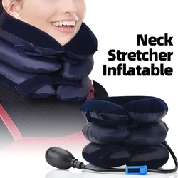 Neck Cervical Traction Device Neck Pain Collar Pillow Stretcher Inflatable Air Apparatus Correction Stretching Tractor Brace