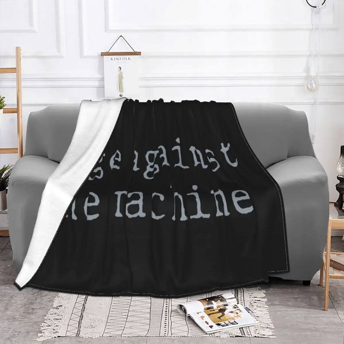 Rage Against The Machine Original Logo Official Mens New Brand More Size Teenage Novelty Simple Colour Music Throw Blanket