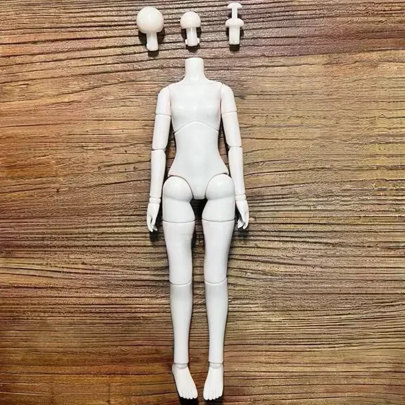 28cm Height Universal Version Body for 1/6 BJD Plastic 30cm Girl Doll Joints Body Accessories for Girls Dress Up Toys