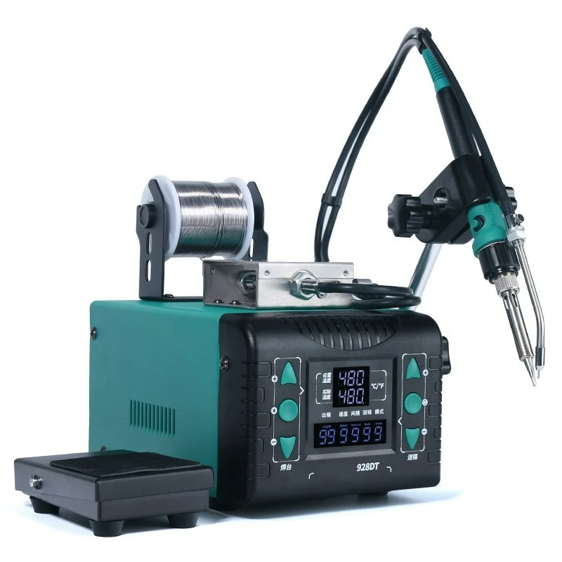 Anti‑static Auto‑feed Soldering Station Manual Foot‑operated Tin Output Constant Temperature Soldering Iron Machine