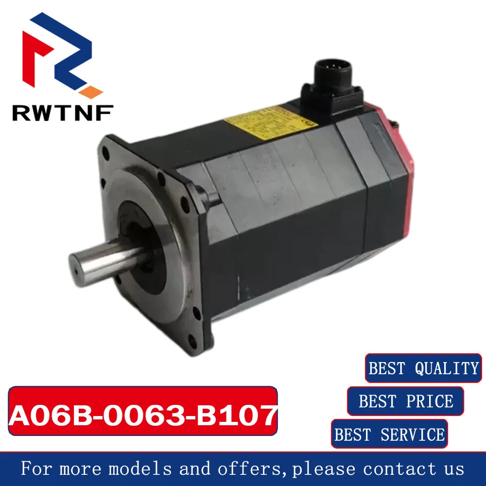 Brand New Genuine A06B-0063-B107 FANUC Spindle servo drive motor,100% original warehouse stock