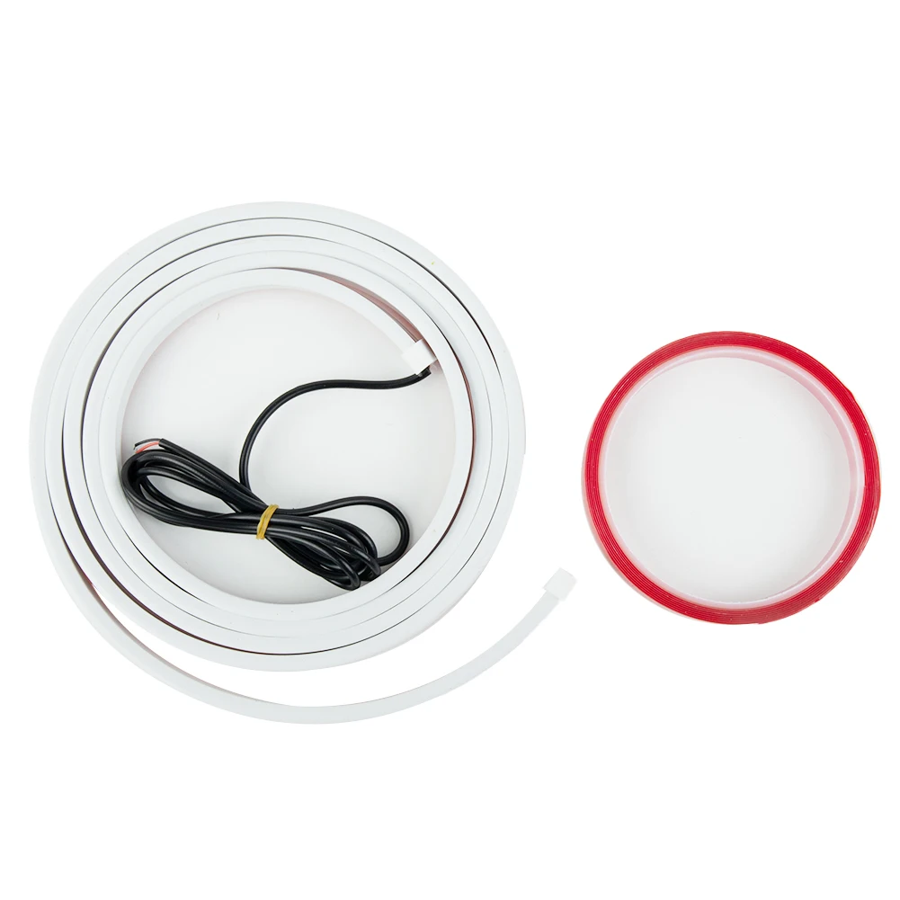 Multi Functional 2M LED Daytime Running Light Strip Flexible Car Hood Light Waterproof for Home Decorative Lights