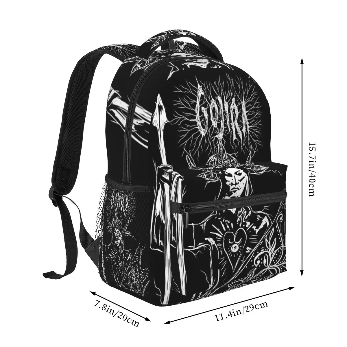 Rock Metal Band Gojira From Mars To Sirius Music Album Cover Print Student Backpack School Bag Daypack Bookbag Shoulder Bags