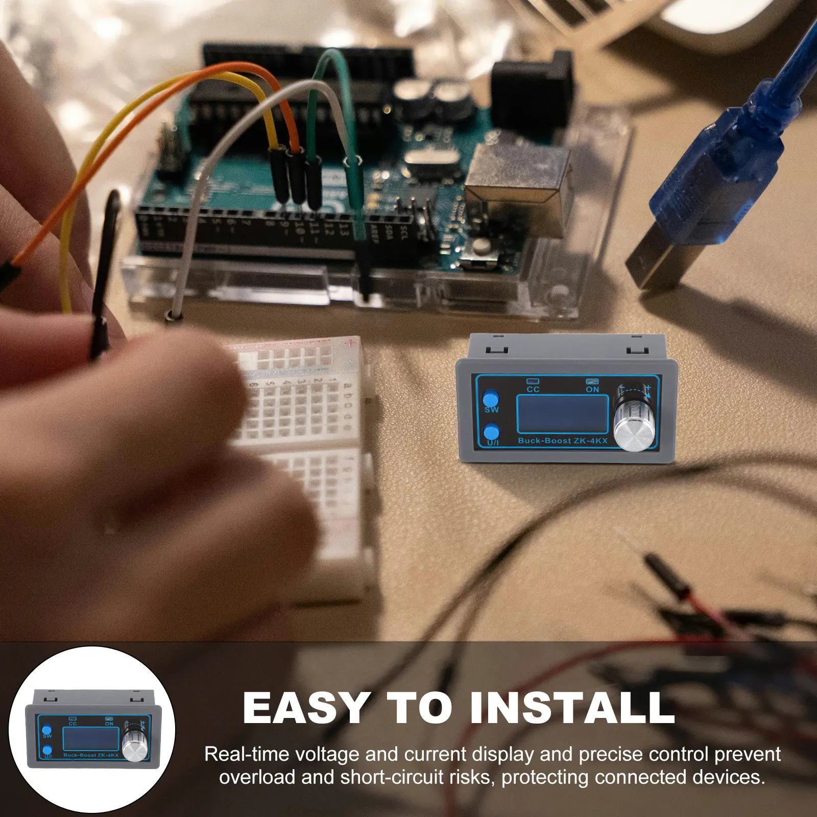ตัวควบคุมแรงดันไฟฟ้ากระแสตรงแบ - Diy Electronic Modules บทวิจารณ์และราคา