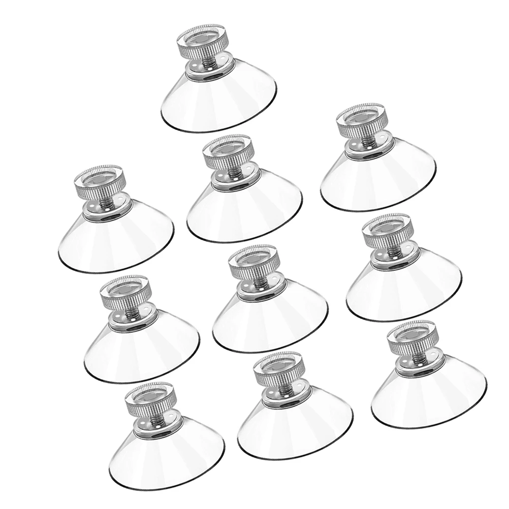 

10Pcs Powerful Suction Pads Plastic Suckers Window Holders For Home Decoration And Fixing