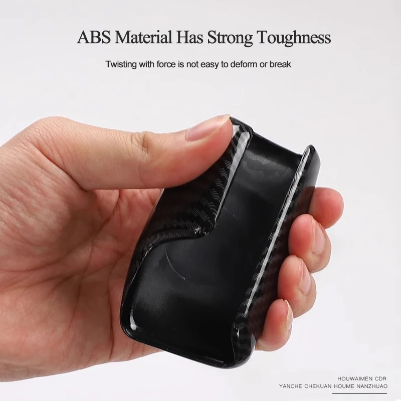 ألياف الكربون سيارة رافعة تحول غطاء ملصق اكسسوارات الديكور لأودي سلاين A3 A4 A5 A6 A7 A8 Q3 Q5 Q7 A8L S6 S7 S3 Q2L Q5L #4