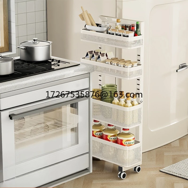 

Съемная многоярусная тележка-стеллаж для ванной, туалета, общежития, кухни, для хранения в узких пространствах