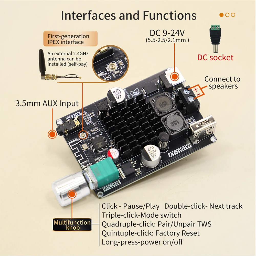 XY-1001W Audio Ampl… - image
