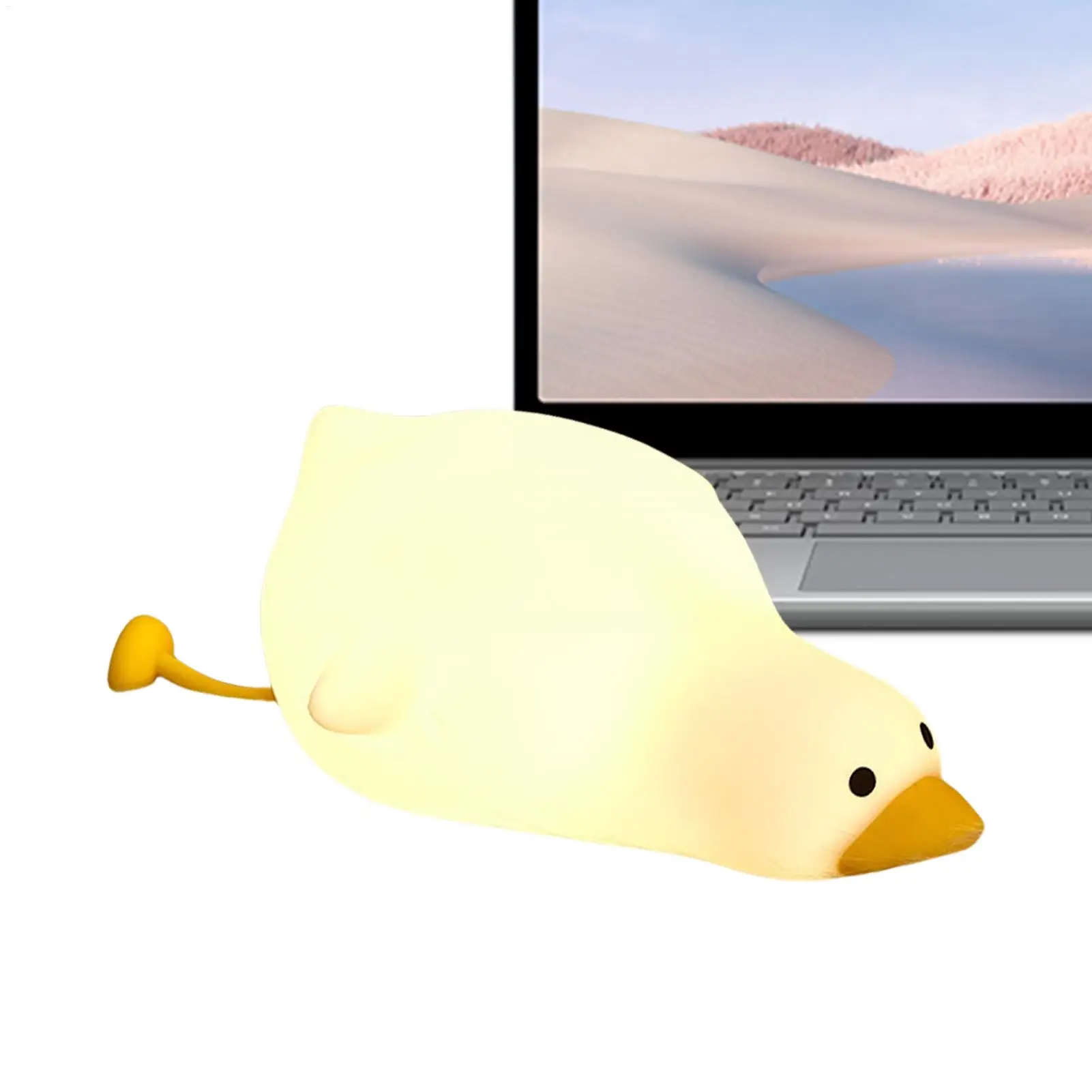 

Cute Duck Lamp Duck Light Lamp Dimmable Rechargeable Auto Off 3 Modes Lighting For Home Breastfeeding Sleep Bedroom Dorm
