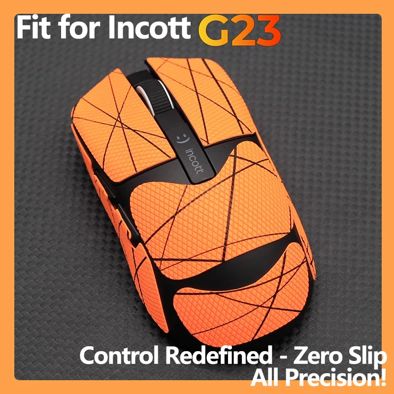 For Incott G23 Mouse Grip Tape - Anti-Slip Non-Slip Stickers Sweatproof & Textured for Gaming Precision Cut & Easy Installation
