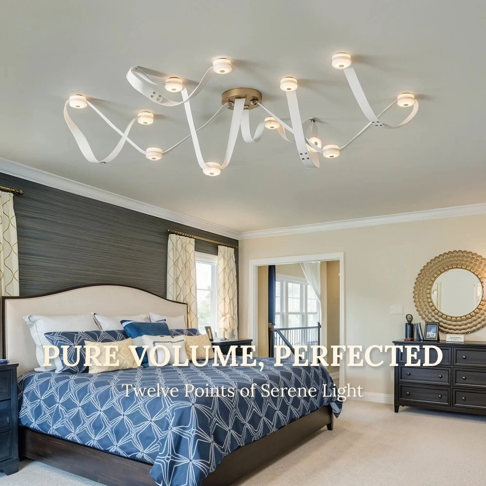 2026 Brown Belt Ceiling Chandelier With Faux Marble Shade For Living Room Bedroom Adjustable Modern Leather Strap LED Pendant Li