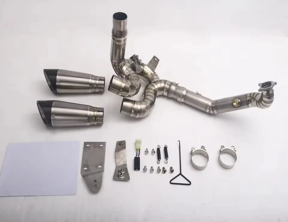 AK Motorcycle Exhaust Pipe System for 2019 Diavel 1260 & 1260 S and XDiaval 1260 2016-2019 2