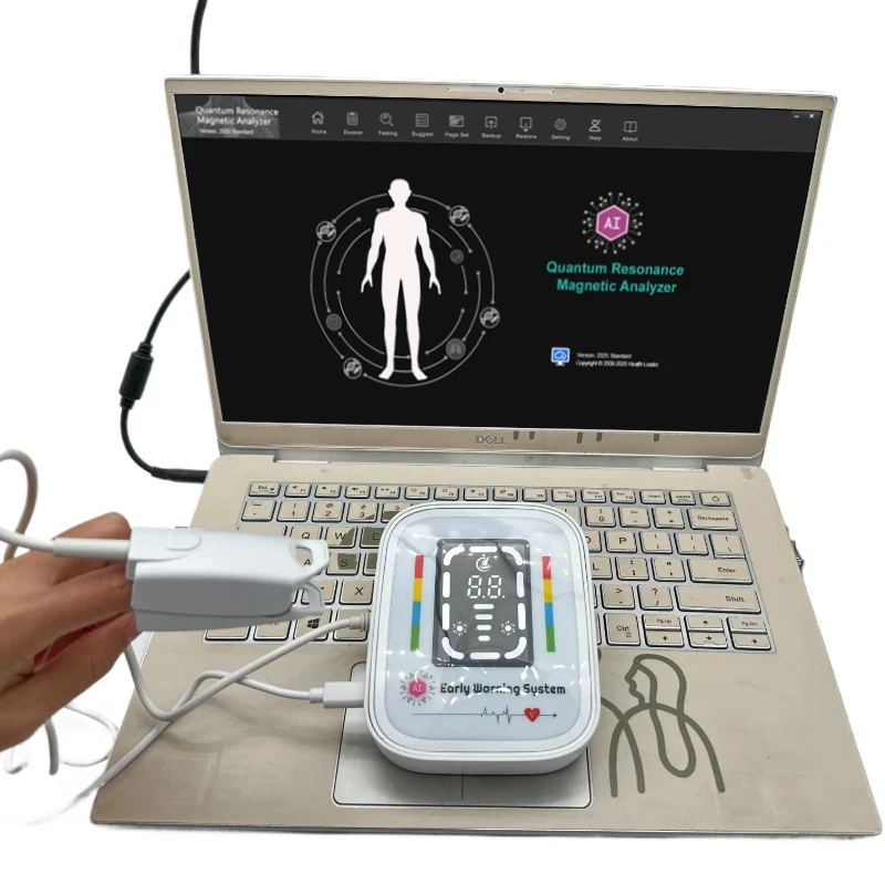 2026 Enhanced Version Finger Quantum Health Analyzer Biological Magnetic Resonance 53 Test Reports Check Vitamins and Minerals