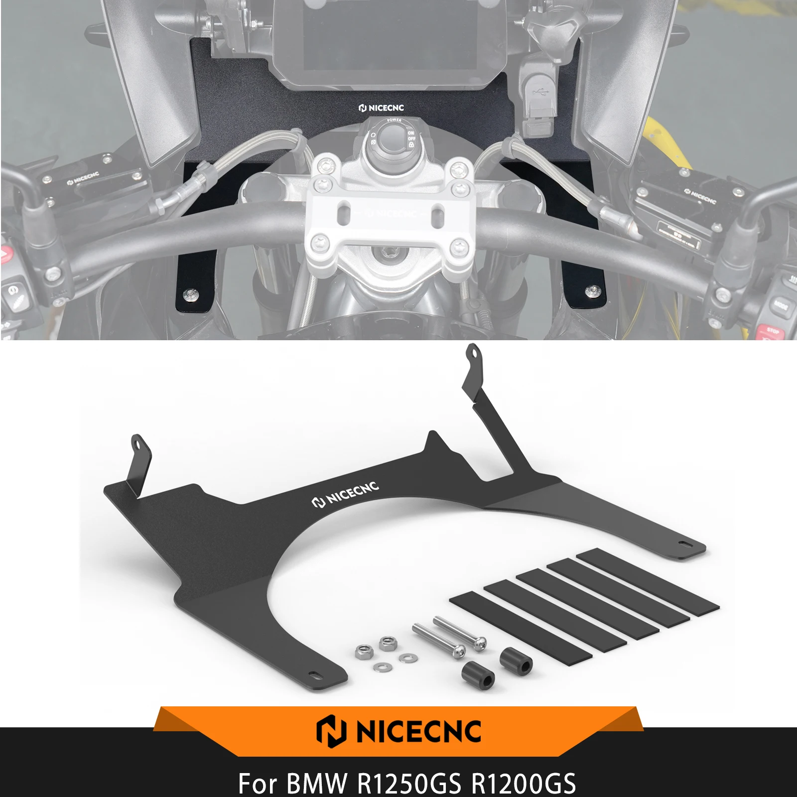 

NICECNC For BMW R1250GS 2018-2023 2022 2021 2020 2019 Motorcycle Cockpit Fairing Updraft Deflector For BMW R1200GS 2016-2018
