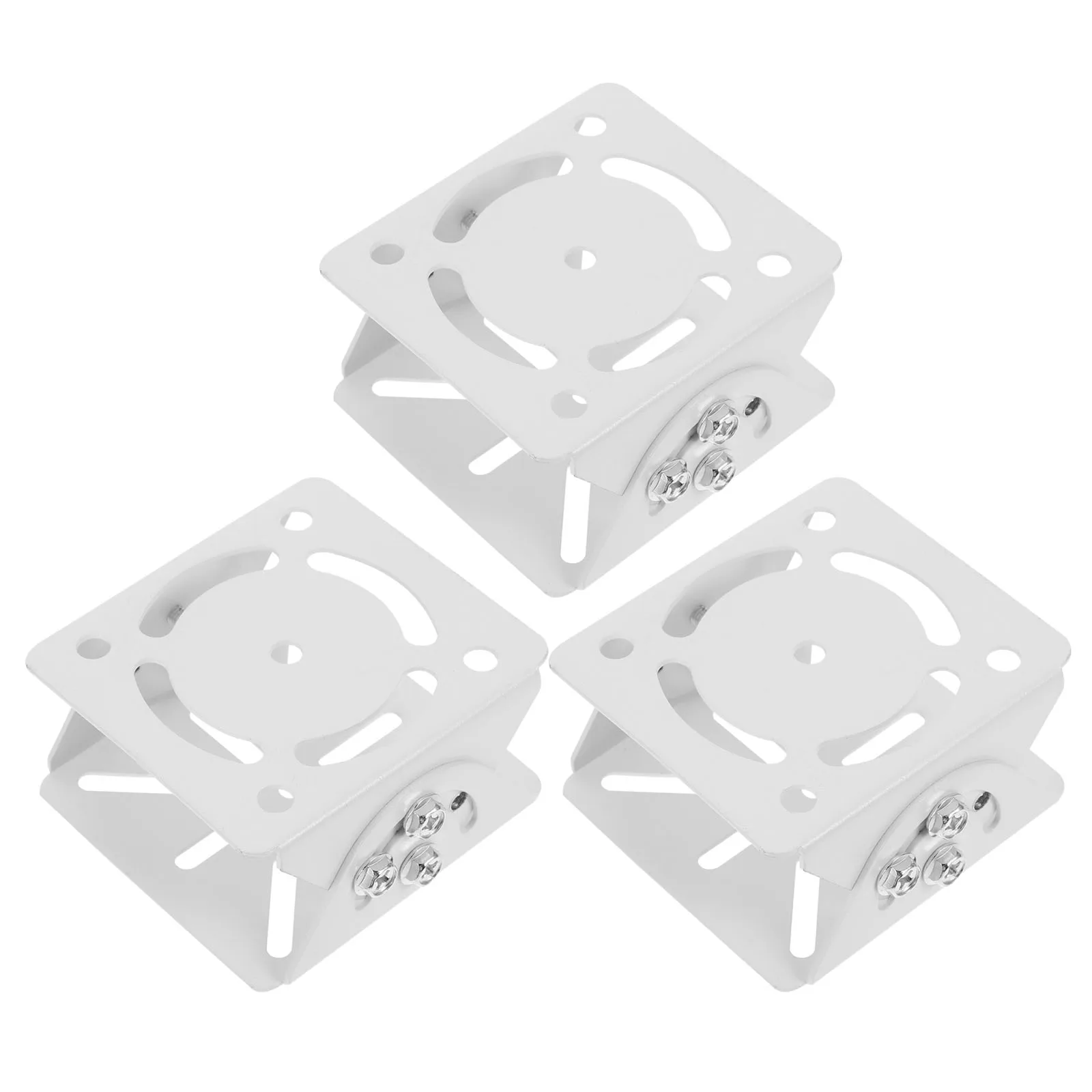 

3pcs Security Camera Bracket Sturdy Wall Mount Universal Steel Support Practical Design Easy Installation Reliable Function