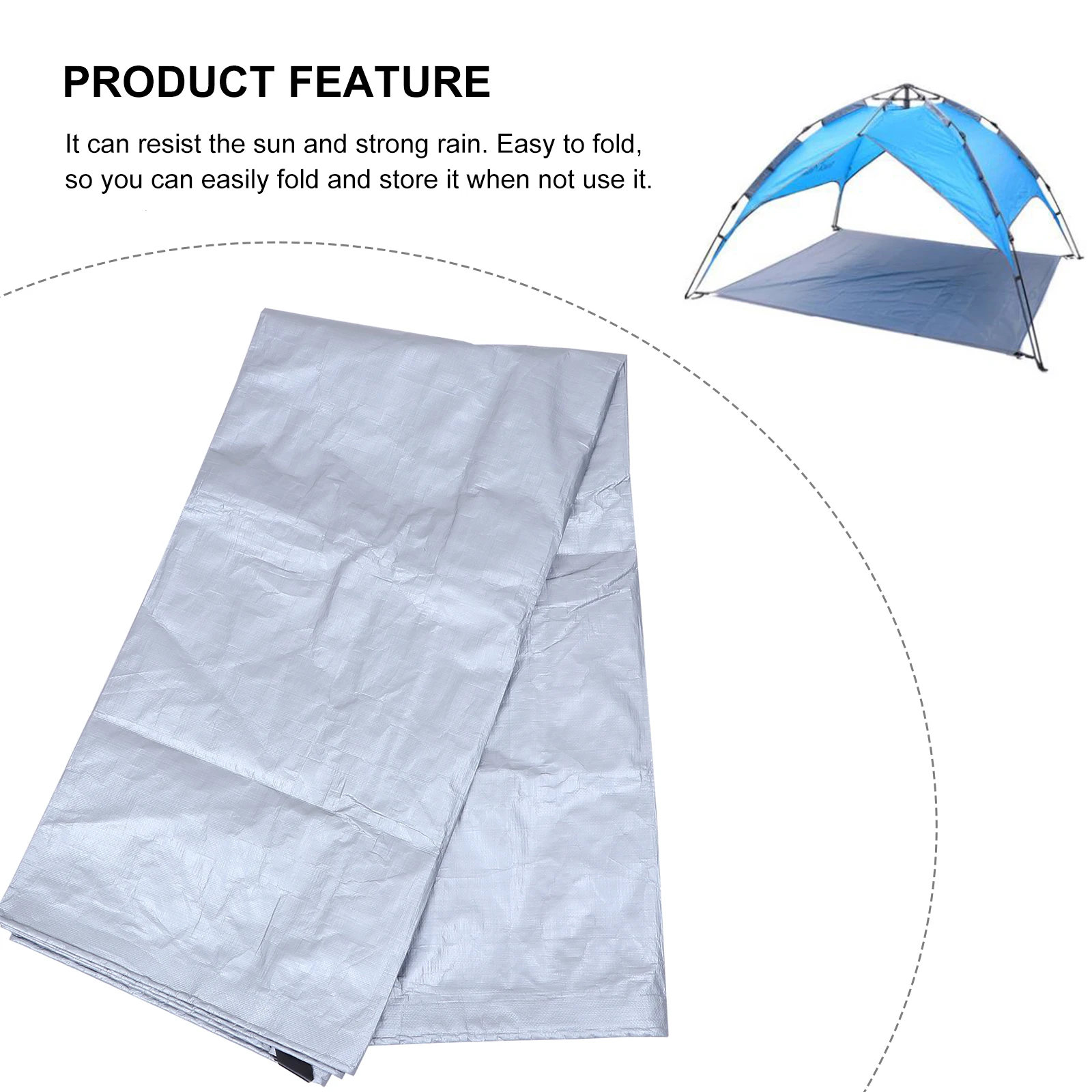 

1 pc Waterproof Tarpaulin Heavy Duty Rain Proof Canopy For Garden Furniture Protection Uv Resistant Dust Frost Cover Waterproof