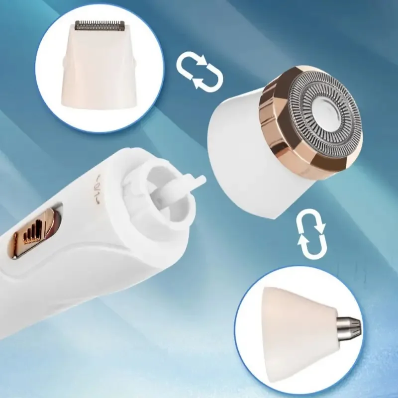 Multi Functional 3-in-1 Shaver, USB Charging, Underarm Hair Removal Device, Women's Home Eyebrow Trimmer, Nose Hair Trimmer image 4