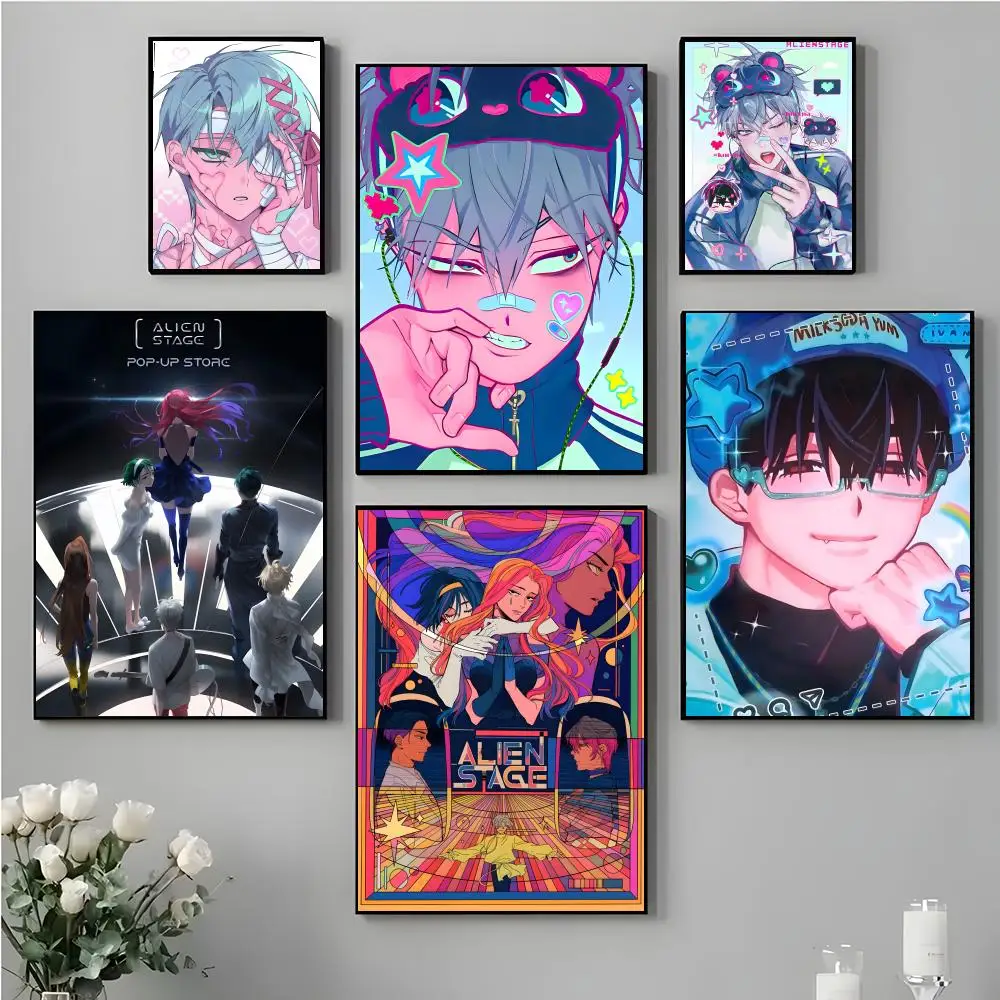 Casual Sci-Fi Strategic A-Alien S-Stage Poster High-definition stickers ideal gifts for living rooms hallways
